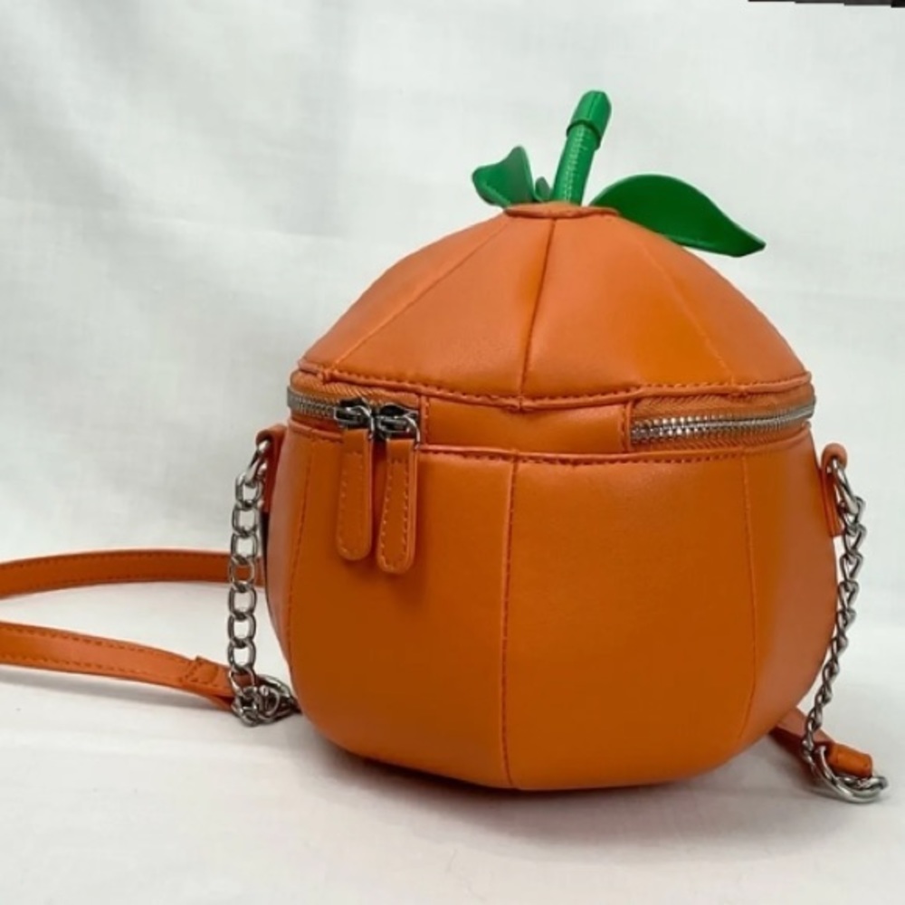 Halloween Pumpkin Crossbody Bag Purse Jack O Lantern Shoulder bag - Picture 2 of 4